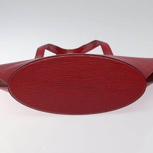 LOUIS VUITTON Epi Saint Jacques Shoulder Bag Red M52277 LV Auth 116737 - Picture 6 of 16